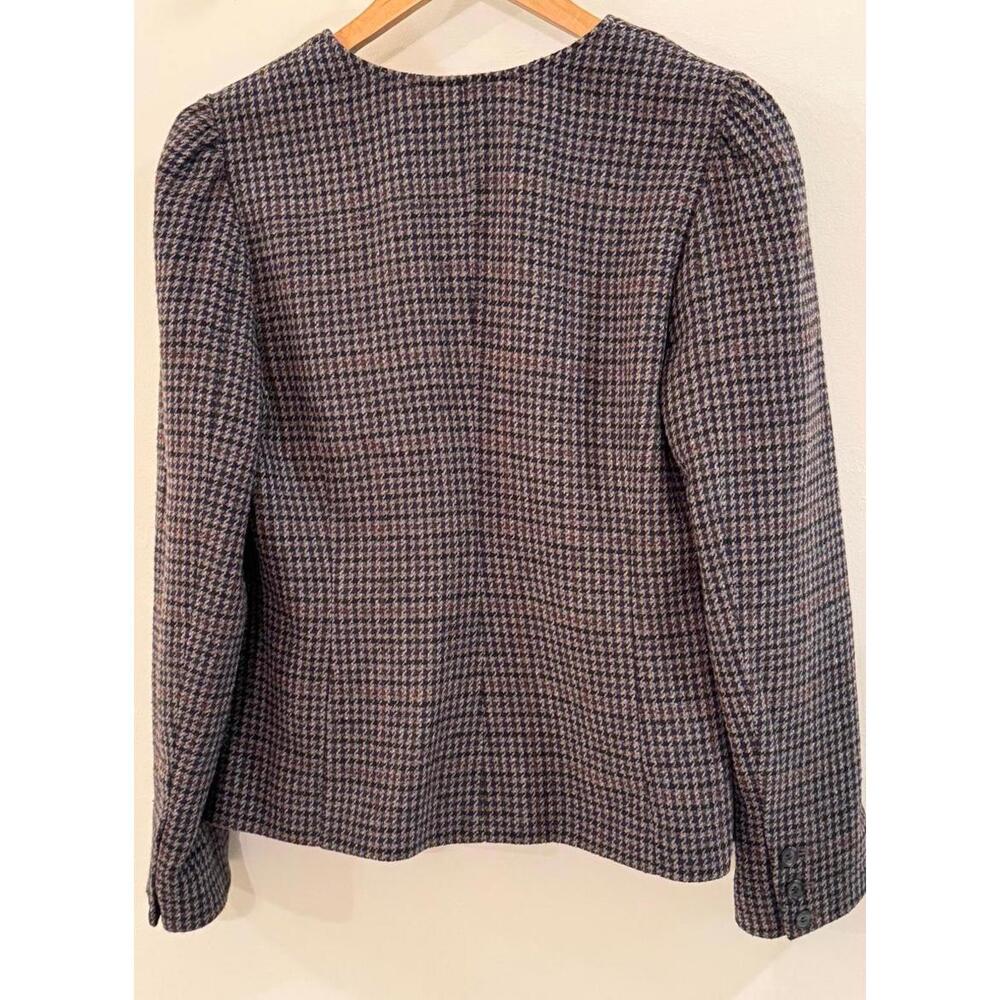 Hinge Women's Houndstooth Pattern Blazer, Size M - image 5